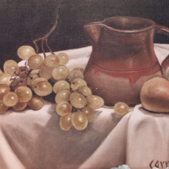 Jarra y Uvas